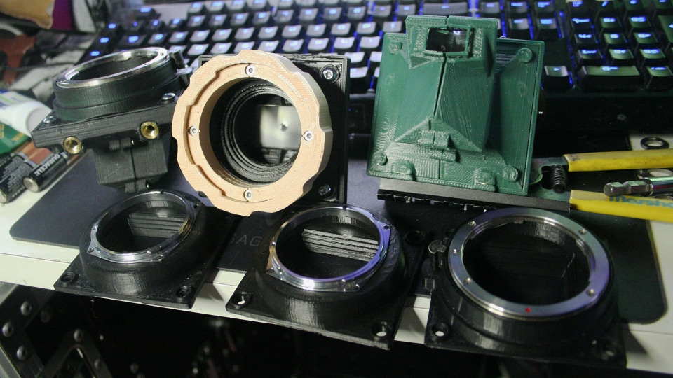 Directors View Finder, EF, FD and PL mounts... 3D Printed